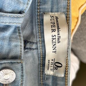 Abercrombie & Fitch Light Blue Denim Jeans